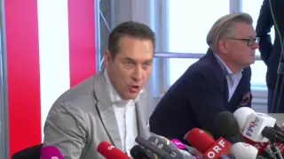 FPÖ-PK, 26.04.2016: HC Strache, ein "Europa-Freund"