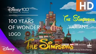 Disney 100 Years of Wonder (The Simpsons variant; 2023)