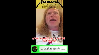 Dave upset with the OVEREXPOSURE of Metallica in the media #72seasons #davemustaine #metal