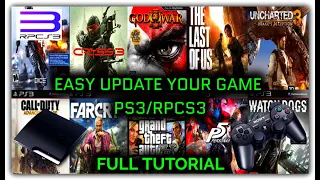 HOW TO UPDATE MANUAL GAME PS3/RPCS3 ON PC[FOR CFW] FULL TUTORIAL