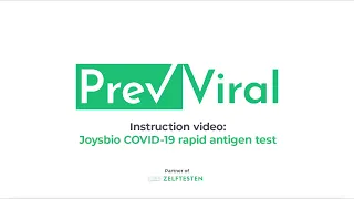 PrevViral - JOYSBIO COVID-19 Rapid Antigen Self-Test (Instruction Video)