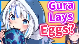 Gura can Lay EGGS!??【Gawr Gura / HololiveEN】