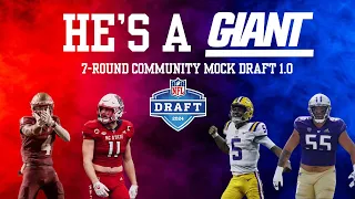 Episode 23: He's a Giant 7-Round Community Mock Draft 1.0