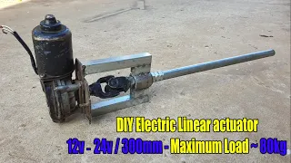 How to make a Super Powerful Electric Actuator
