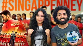 🇮🇳 SINGAPPENNEY VIDEO REACTION!! 🔥⚽ | BIGIL | Thalapathy Vijay, Nayanthara | @A. R. Rahman