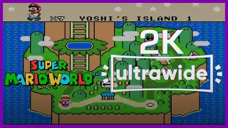 Super Mario World 21:9 2K 60FPS | BSNES-HD