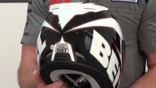 Bell RS-1 Emblem White Helmet Review from SportbikeTrackGear.com