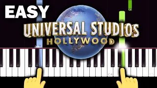 Universal Studios Intro - EASY Piano tutorial