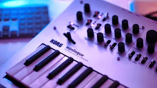 Electric Synthwave Synth Solo Leads with KORG Minilogue