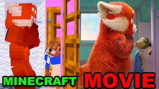 OMG Turning Red Movie In MINECRAFT!