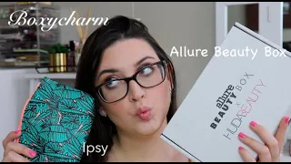 BOXYCHARM, IPSY & ALLURE UNBOXING AND GRWM | JULY 2019