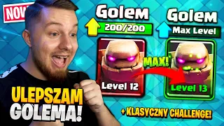 GOLEM na MAX LEVEL po 4 LATACH w Clash Royale ... 🗿 (nowy DECK?!)