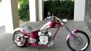 Ridley Softail Chopper with Drag Pipes for  Sale, Fat Rear Tire