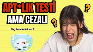 Aptallık Testi Yaptım Ama Acı Biber Cezalı