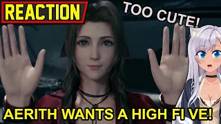 Final Fantasy 7 ReMake - Aerith wants a High Five from Cloud | REACTION