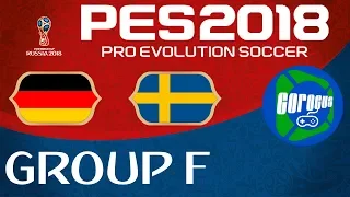 PES 2018 World Cup - Group F - Germany vs Sweden