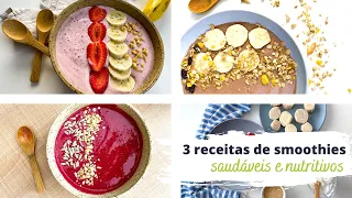 Três receitas de smoothies | Mariana Talita
