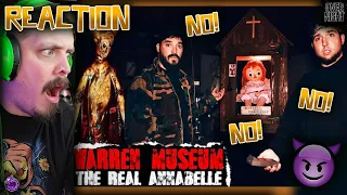 OVERNIGHT in WARREN MUSEUM with THE REAL ANNABELLE | Most Haunted Place on Earth | REACTION - PART 1