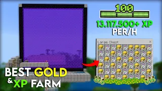 BEST 1.20 Gold XP Farm Tutorial in Minecraft Bedrock (MCPE/Xbox/PS4/Nintendo Switch/PC)