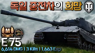 [월드오브탱크] 독일 중전차의 희망 E75