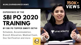 SBI PO Training 2021 - Experience, Schedule, Accommodation, Branch by SBI PO Topper Smriti Sethi