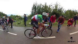 Fabio Aru pasando por la Cueña les Cabres - Angliru - Inspira Bike