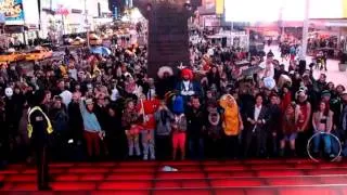 Police Stop Harlem Shake In Times Square