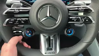 Driving Mercedes SL 63 AMG 2022