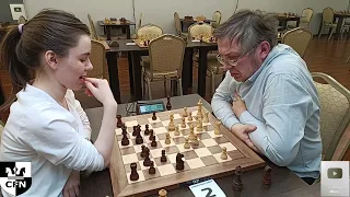 IM Coach (1945) vs WFM Fatality (1970). Chess Fight Night. CFN. Rapid
