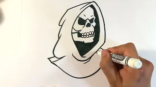 AMAZING How to Draw Skeletor from He-man