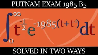 Putnam Exam 1985 | B5