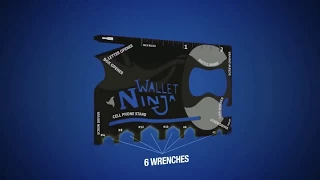 Новинка! Мультитул Wallet Ninja 18 в 1  Покупайте на WAYKIDS RU