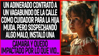 Un adinerado contrató a un vagabundo de la calle como cuidador para la hija muda. Pero sospechando..