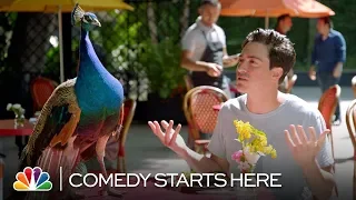 Ben Feldman Offends the Peacock with His Meal Choice - NBC