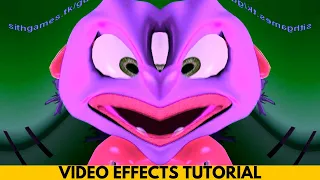 (VIDEO TUTORIAL) SUPER WEIRD EFFECTS HALLOWEEN REMAKE Gummy Bear Gummibär Song 18 | VIDEO/AUDIO EDIT