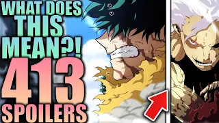 WHAT DOES THIS MEAN?! / My Hero Academia Chapter 413 Spoilers