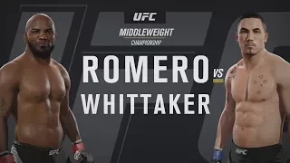 EA SPORTS UFC 2 - UFC 213: Robert Whittaker v Yoel Romero Gameplay [1080p HD]
