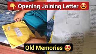 Opening Government Job Joining Letter of my friend from Survey of India ( SSC MTS 2019 Old Video )