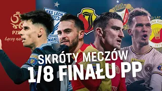 WPADKA LEGII I EMOCJE W GUBINIE | Skróty meczów 1/8 finału Fortuna PUCHARU POLSKI