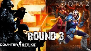 DOTA 2 vs CS:GO - Round 3 [SFM] @60 fps