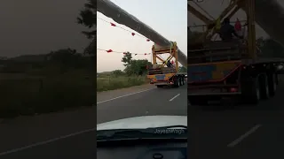 Heavy Equipment Transport On Indian Road | TATA Trucks | Long Truck