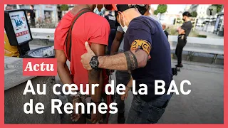 "On est confronté à la mort " : 24 heures avec un policier de la BAC de Rennes