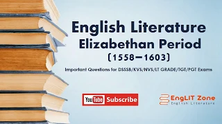 Elizabethan Age-Important Questions | Questions on Elizabethan Age | History of English Literature