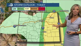 Large hail expected again for the I-25 corridor Friday afternoon, evening: NWS
