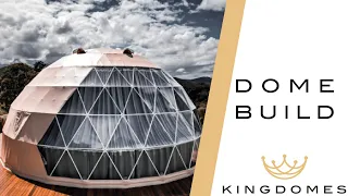 INCREDIBLE GEODESIC DOME BUILD TIMELAPSE!