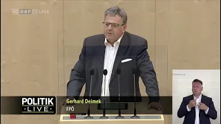 Gerhard Deimek - Universitätsgesetz - 8.7.2021