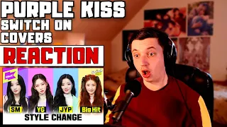 DEBUT WARM UP (PURPLE KISS - SWITCH ON (IU | MAMAMOO | CHUNG HA | (G)I-DLE Covers) | REACTION)