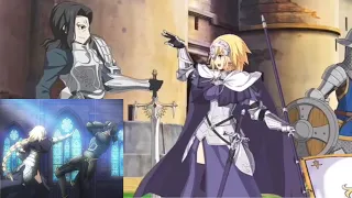 【FGO】Easter Egg: Jeanne poking Gilles' eyes