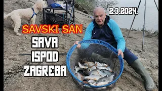 SAVA - ISPOD ZAGREBA - 2.3.2024. - SAVSKI SAN