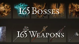 Can You Beat ALL 165 BOSSES in Elden Ring With A DIFFERENT WEAPON?